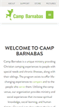 Mobile Screenshot of campbarnabas.org